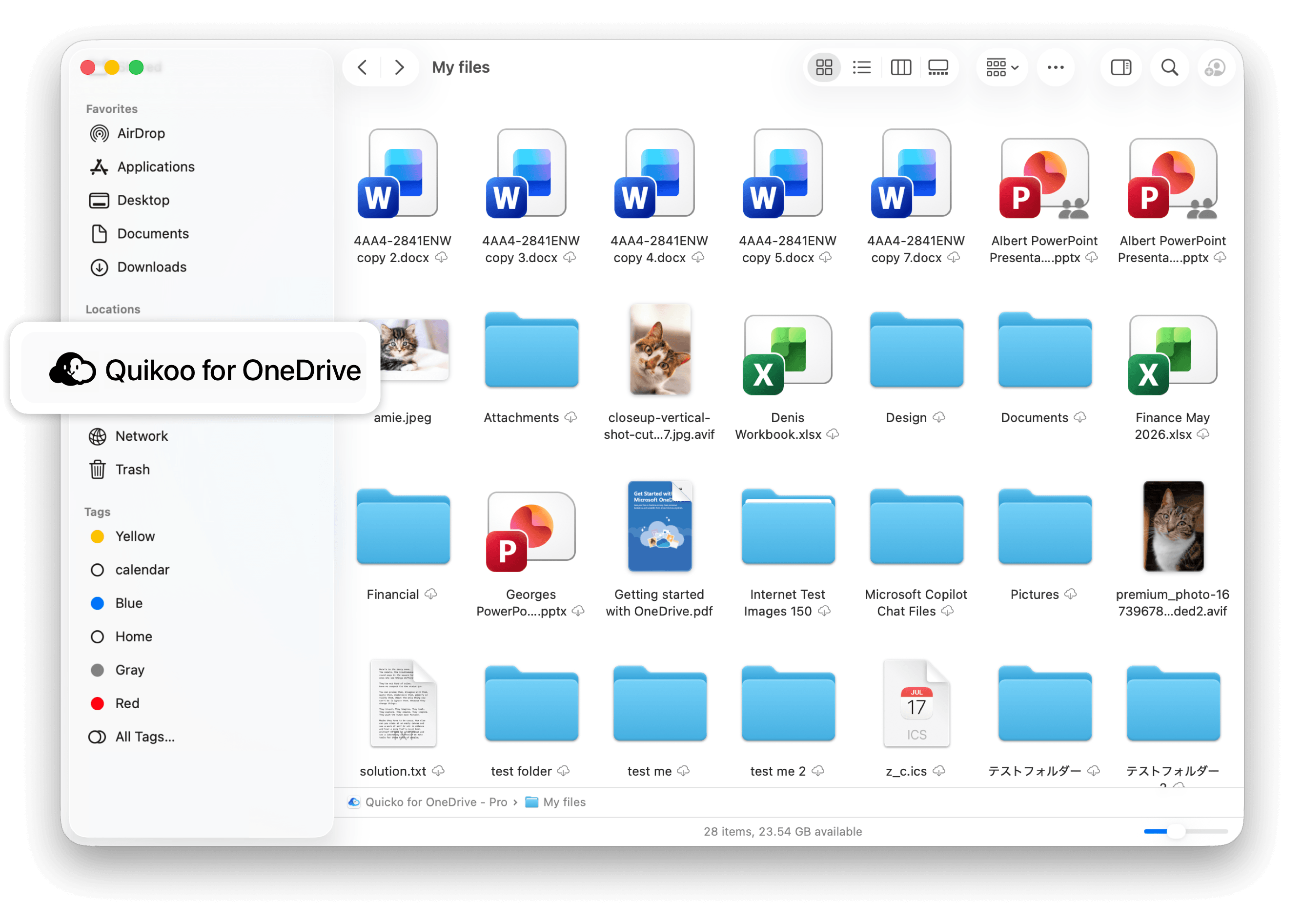 Quikoo for OneDrive on Mac